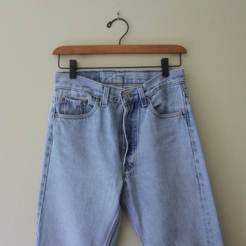 Levi's Vintage Light Wash Straight Leg Jeans
